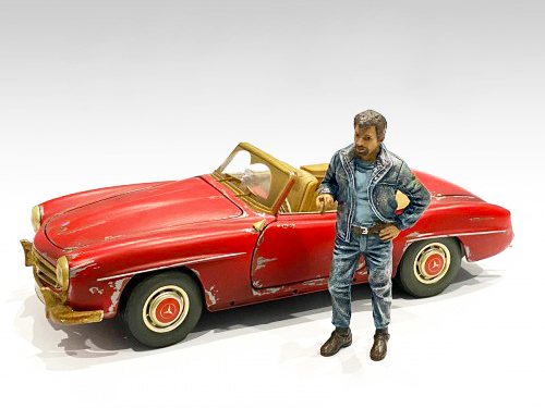 Image of Auto Mechanic Tim Figurine for 1/18 Scale Models by American Diorama