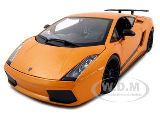 2007 Lamborghini Gallardo Superleggera Orange 1/18 Diecast Model Car By Maisto