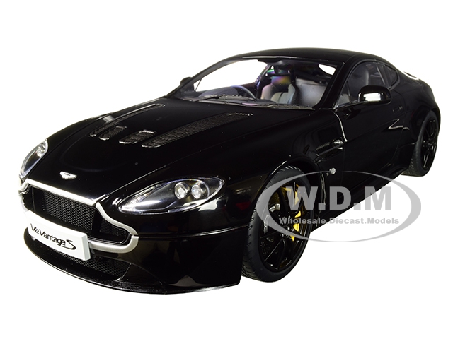 2015 Aston Martin V12 Vantage S Jet Black 1/18 Diecast Model Car By Autoart