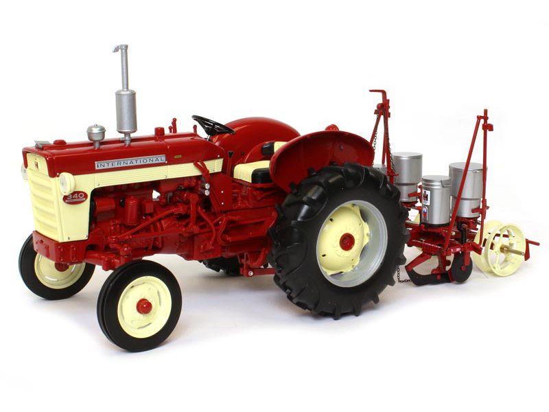International Harvester Farmall 340 Tractor With 251 Planter "classic Series" 1/16 Diecast Model By Speccast