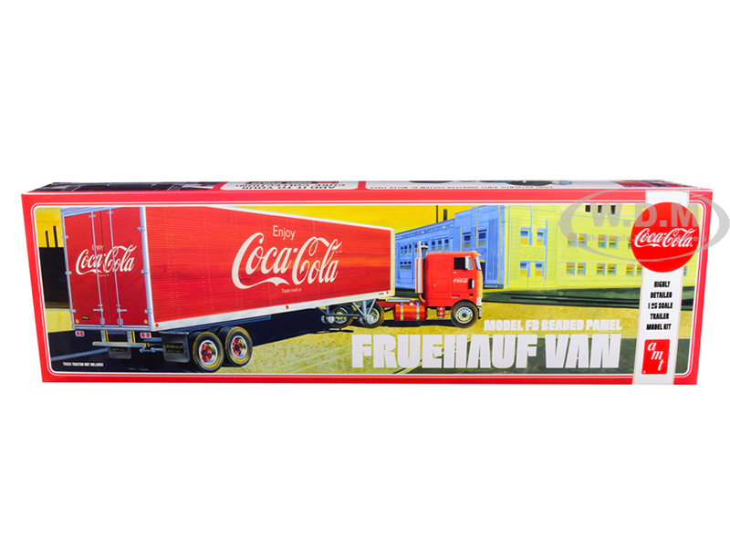Skill 3 Model Kit Fruehauf FB Beaded Panel Van Trailer 