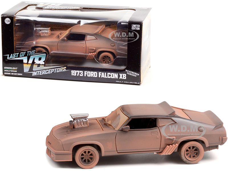 1973 Ford Falcon XB (Weathered Version) Last of the V8 Interceptors (1979) Movie 1/24 Diecast Model Car by Greenlight