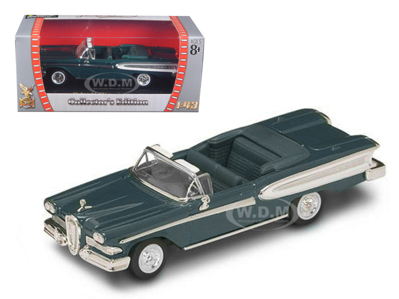 Image of 1958 Edsel Citation Green 1/43 Diecast Car by Road Signature
