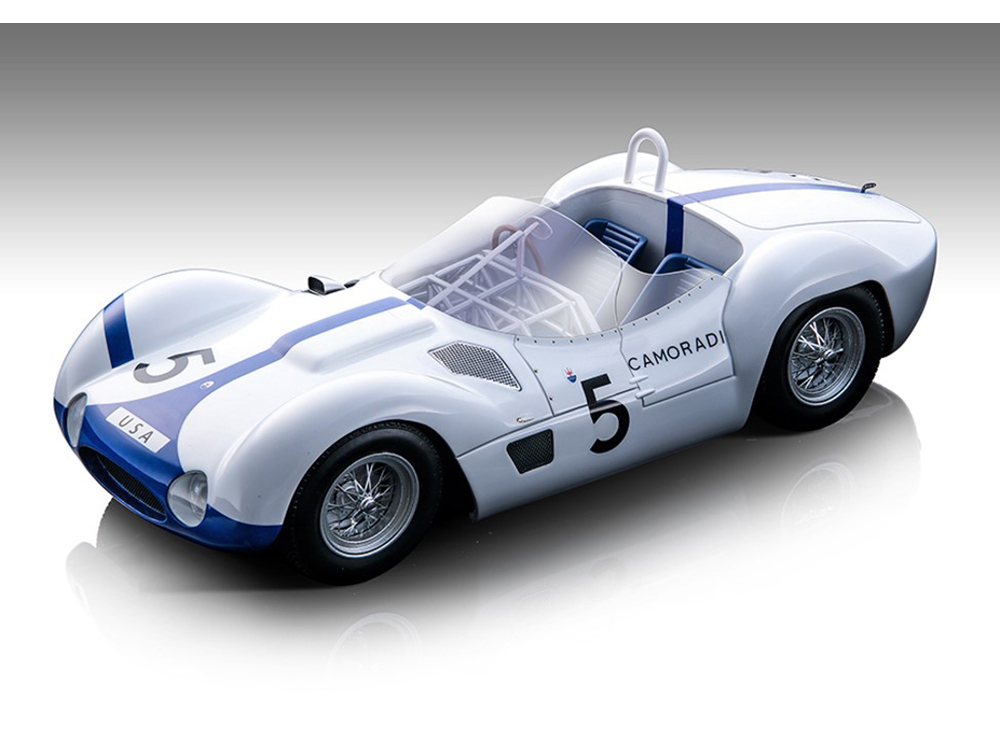 Maserati Birdcage Tipo 61 #5 Stirling Moss - Dan Gurney Winner Nurburgring 1000KM (1960) Limited Edition to 110 pieces Worldwide 1/18 Model Car by Tecnomodel