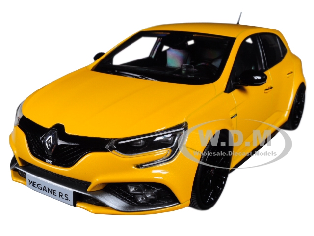 2017 Renault Megane R.s. Sirius Yellow 1/18 Diecast Model Car By Norev
