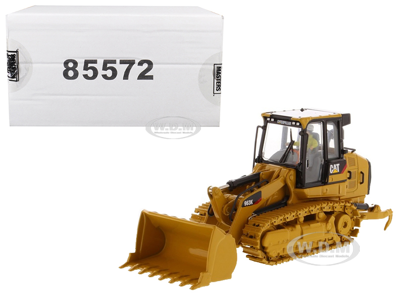 Image of CAT Caterpillar 963K Track Loader with Operator "High Line Series" 1/50 Diecast Model by Diecast Masters