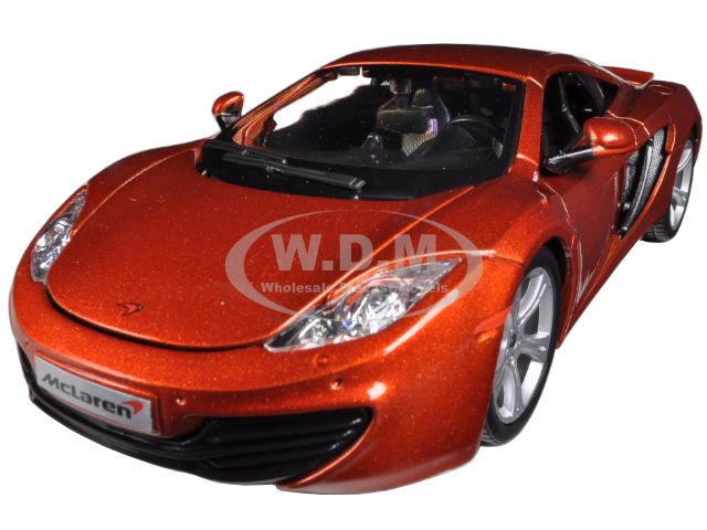 Image of Mclaren MP4-12C Metallic Orange 1/24 Diecast Car Model by Bburago