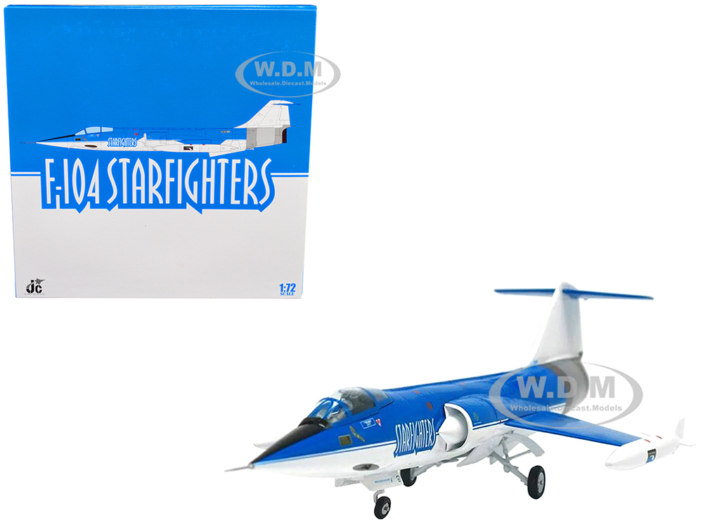 Lockheed F-104S Starfighter Aircraft Starfighters Aerospace Aerobatics Team (2012) 1/72 Diecast Model By JC Wings