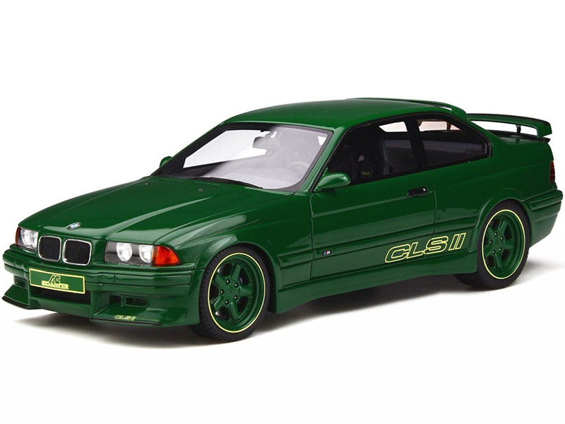 Image of BMW AC Schnitzer E36 CLS II Green with Green Wheels Limited Edition to 3000 pieces Worldwide 1/18 Model Car by Otto Mobile