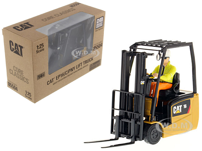 CAT Caterpillar EP16(C)PNY Lift Truck with Operator "Core Classics Series" 1/25 Diecast Model by Diecast Masters