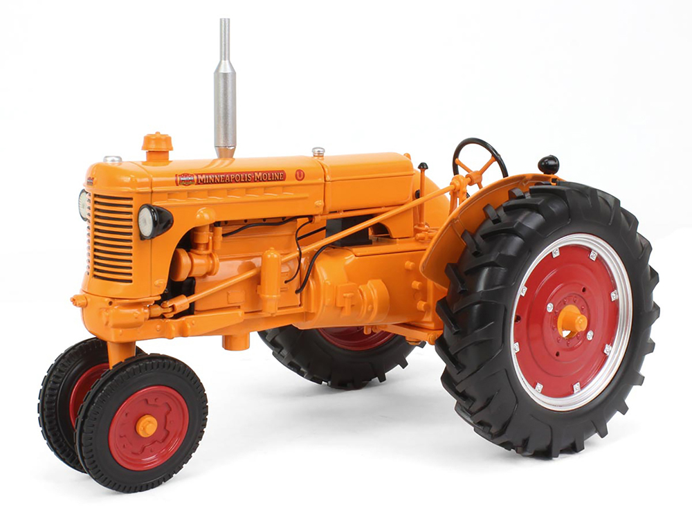Minneapolis Moline Model U Narrow Front Tractor Orange "Classic Series" 1/16 Diecast Model by SpecCast
