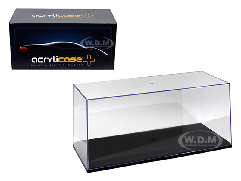 Collectible Display Show Case With Black Base For 1/24 1/18 Scale Models By Illumibox