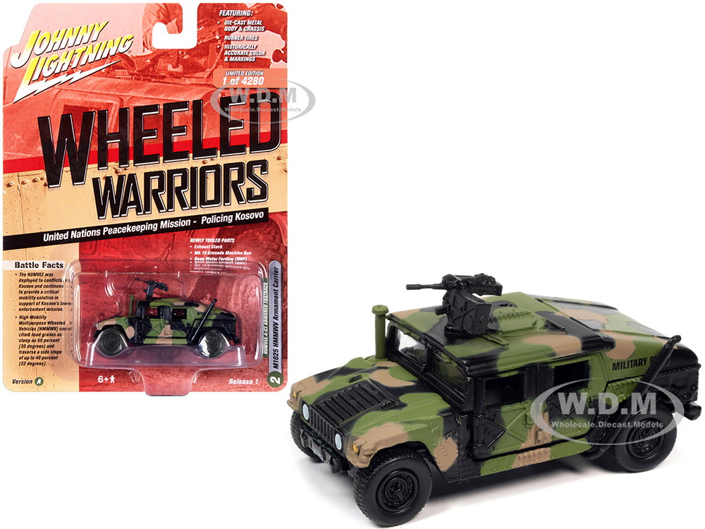 Humvee 4-CT Armored Fastback M1025 HMMWV Armament Carrier Camouflage 