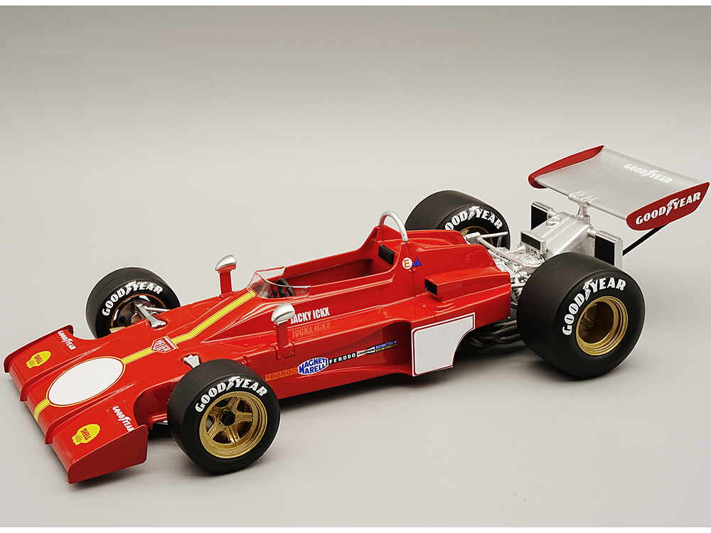 Ferrari 312 B3-73 Red Press Test Car (1973) Limited Edition to 70 pieces Worldwide Mythos Series 1/18 Model Car by Tecnomodel