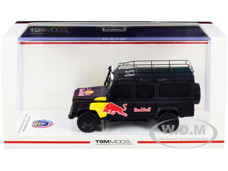 Land Rover Defender Black Red Bull LUKA Promotional Vehicle 1/43 Model Car by True Scale Miniatures