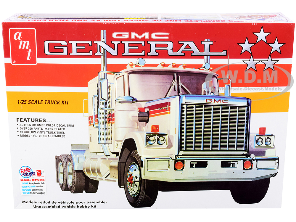 Skill 3 Model Kit GMC General Truck Tractor 1/25 Scale Model by AMT