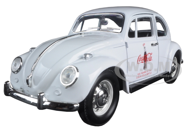 1967 Volkswagen Beetle "celebrating 100 Years Of The Coca Cola Contour Bottle" 1/24 Diecast Model Car By Motorcity Classics