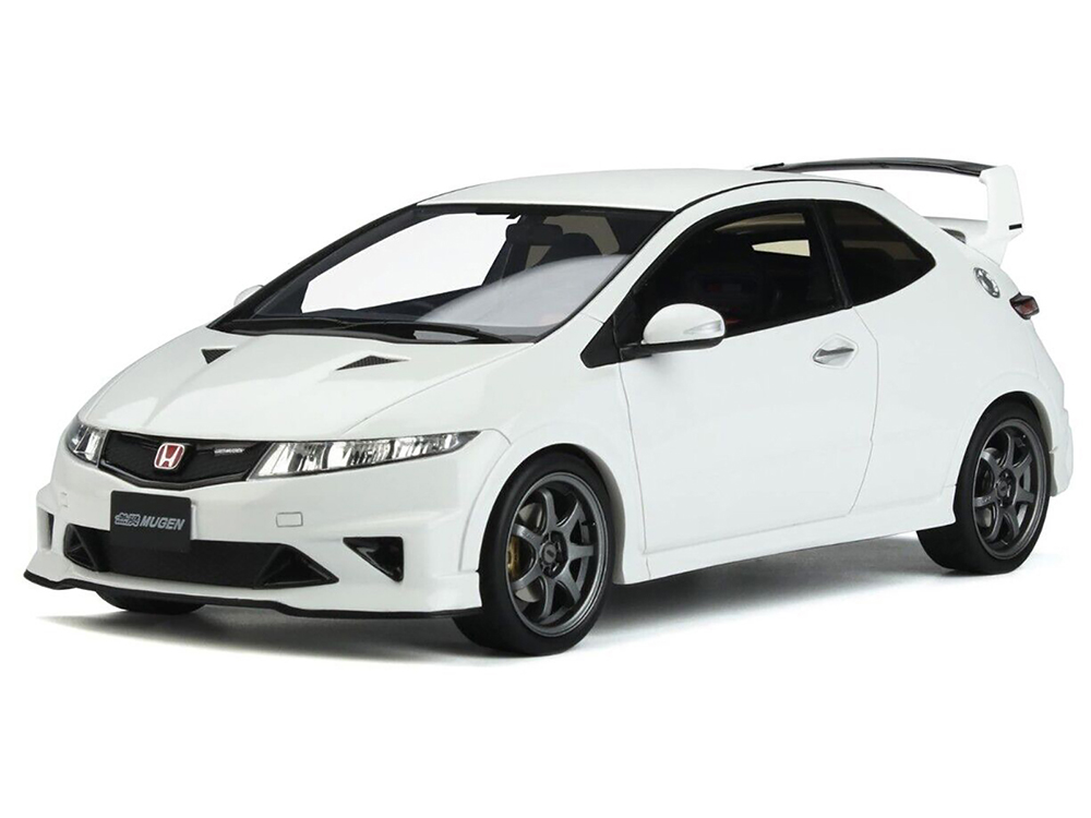 2010 Honda Civic FN2 Type R Mugen RHD (Right Hand Drive) Championship White Limited Edition to 4000 pieces Worldwide 1/18 Model Car by Otto Mobile
