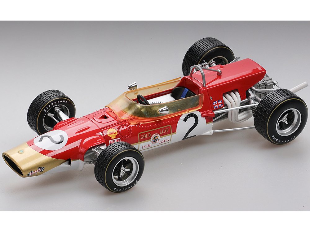 Lotus 48 #2 Graham Hill Formula Two F2 Deutschland Trophae - Hockenheim (1968) Mythos Series Limited Edition to 60 pieces Worldwide 1/18 Model Car by Tecnomodel