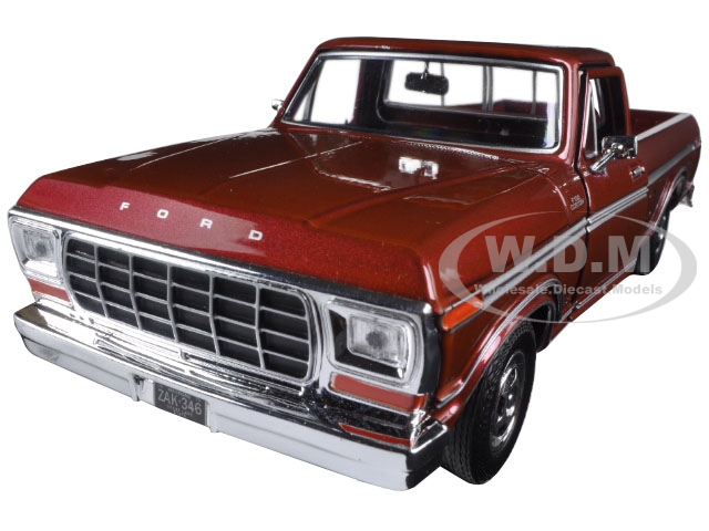 1979 Ford F-150 Pickup Truck Brown 1/24 Diecast Model Car by Motormax