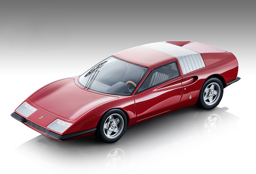 Image of 1968 Ferrari P6 Pininfarina Gloss Red "Mythos Series" Limited Edition to 120 pieces Worldwide 1/18 Model Car by Tecnomodel