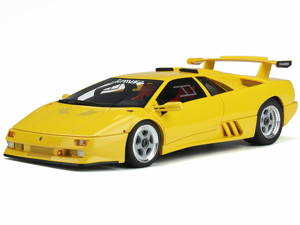 1995 Lamborghini Diablo Jota Corsa Yellow Tamura 1/18 Model Car By GT Spirit