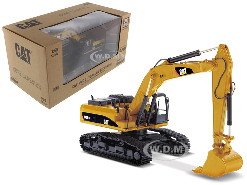 Cat Caterpillar 340d L Hydraulic Excavator With Operator "core Classics Series" 1/50 Diecast Model By Diecast Masters