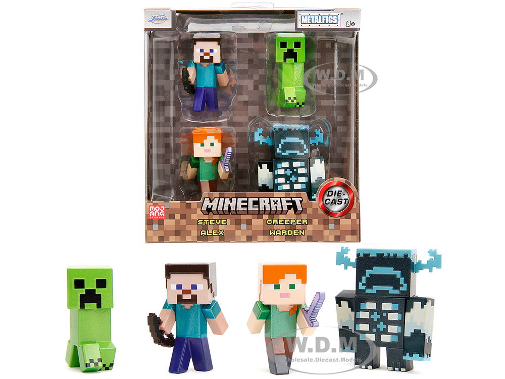 Set of 4 Diecast Figures 