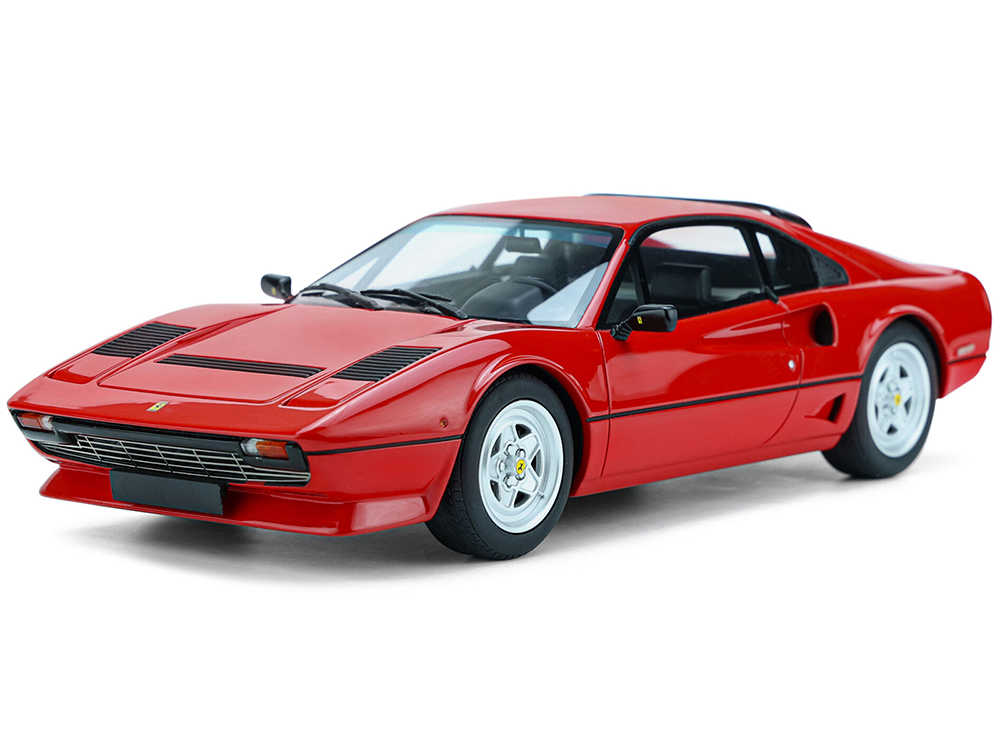 1982 Ferrari 208 GTB Turbo Rosso Corsa Red 1/18 Model Car By GT Spirit