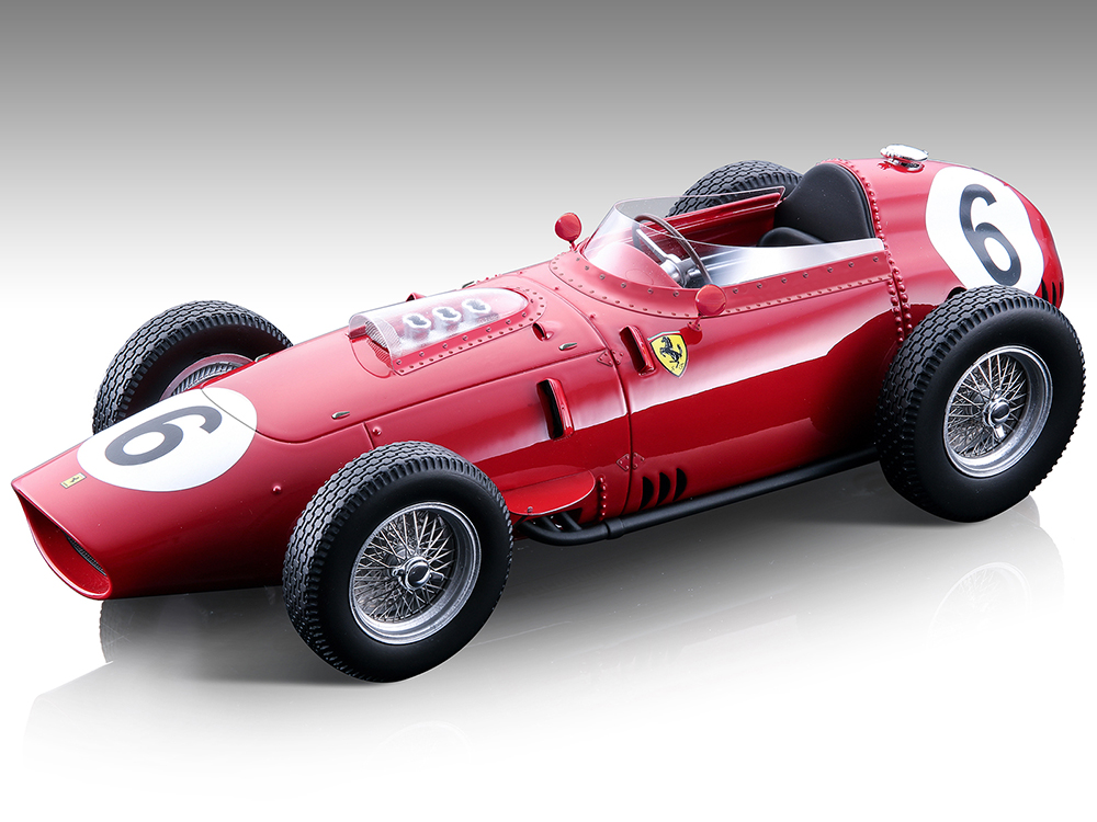 Ferrari 246/256 Dino 6 Dan Gurney 2nd Place Formula One F1 German GP (1959) Limited Edition To 125 Pieces Worldwide 1/18 Model Car By Tecnomodel