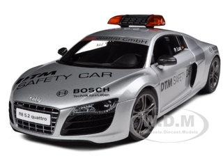 Audi R8 V10 5.2fsi Quattro 2010 Dtm Safety Car 1/18 Diecast Model Car By Kyosho