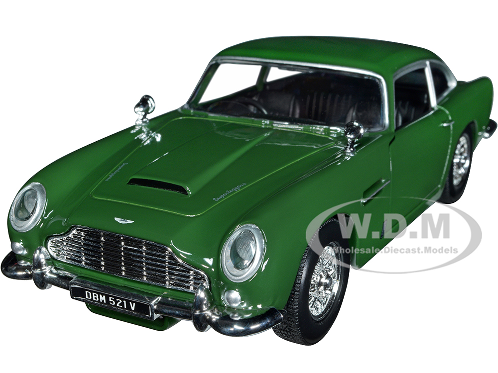 Aston Martin DB5 RHD (Right Hand Drive) Dark Green "Timeless Legends" Series 1/24 Diecast Model Car by Motormax