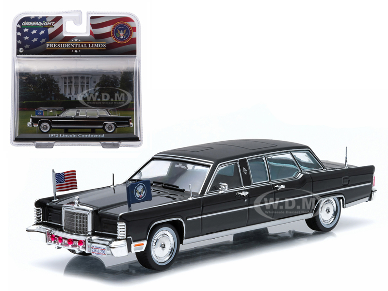 1972 Lincoln Continental Gerald Ford Presidential Limousine 1/43 Diecast Model Car By Greenlight