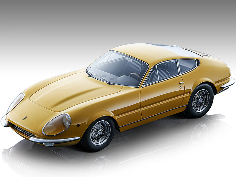 1967 Ferrari 365 GTB/4 Daytona Prototipo Modena Yellow "Mythos Series" Limited Edition to 60 pieces Worldwide 1/18 Model Car by Tecnomodel