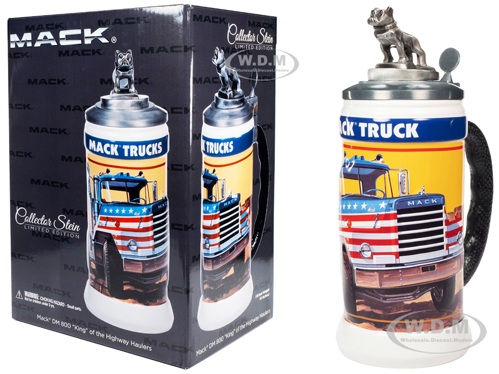Collector Stein 10" "Mack DM800 "King" of the Highway Haulers" by MPC