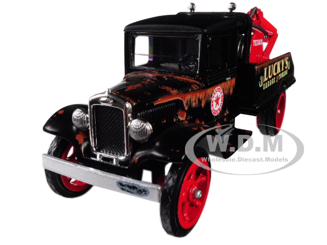 1931 Hawkeye Texaco Tow Truck Luckys Garage & Towing Unrestored 8th In The Series U.S.A. Series Utility Service Advertising 1/34 Diecast Mo