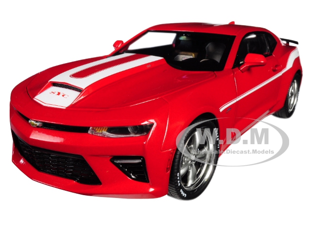 2017 Chevrolet Camaro Yenko Coupe Red With White Stripes Limited Edition To 1002 Pieces Worldwide 1/18 Diecast Model Car By Autoworld