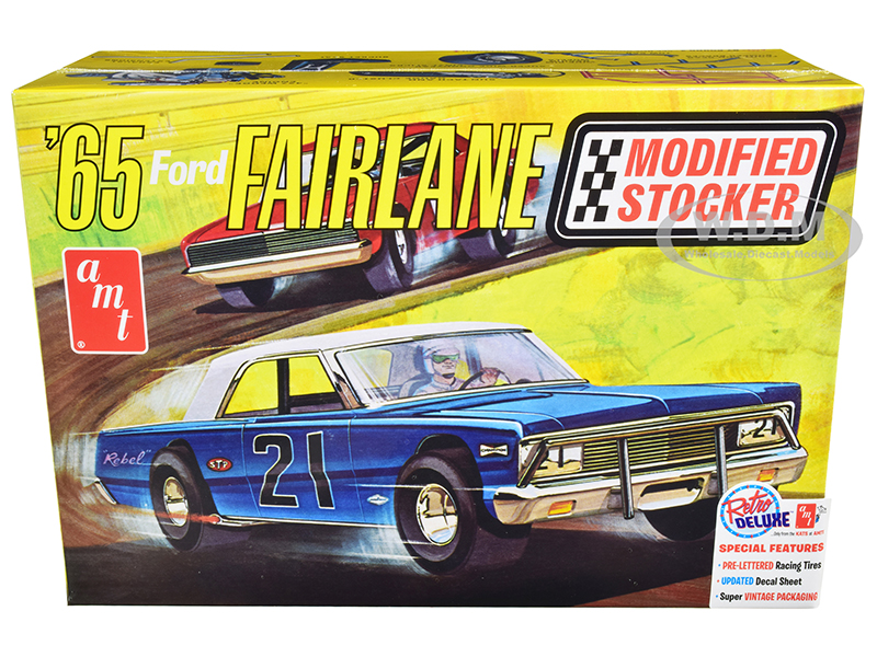 Skill 2 Model Kit 1965 Ford Fairlane Modified Stocker 1/25 Scale Model by AMT