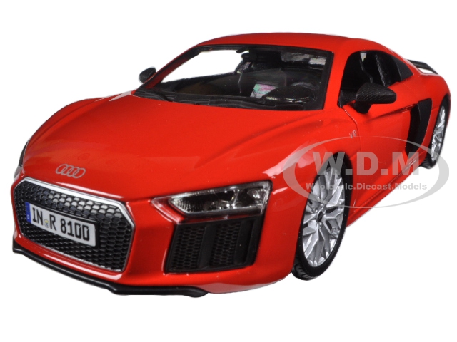 Audi R8 V10 Plus Red Special Edition 1/24 Diecast Model Car By Maisto
