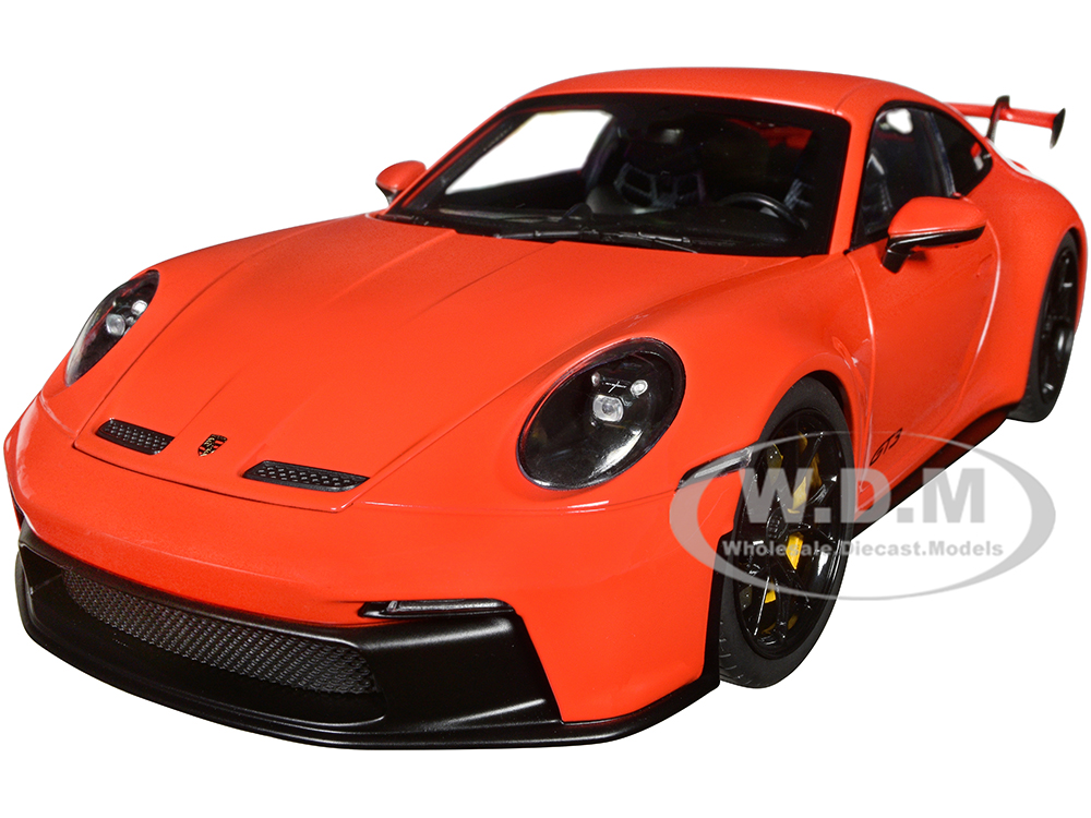 2021 Porsche 911 GT3 Orange 1/18 Diecast Model Car by Norev