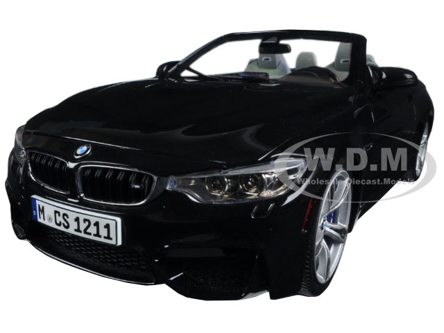 Image of BMW M4 Cabrio Black 1/18 Diecast Model Car by Paragon