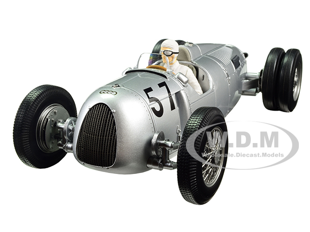 Auto Union Type C 1936 Winner Shelsley Walsh Hillclimb Hans Stuck 57 Limited Edition To 1002pcs With Figure 1/18 Diecast Model Car By Minichamps