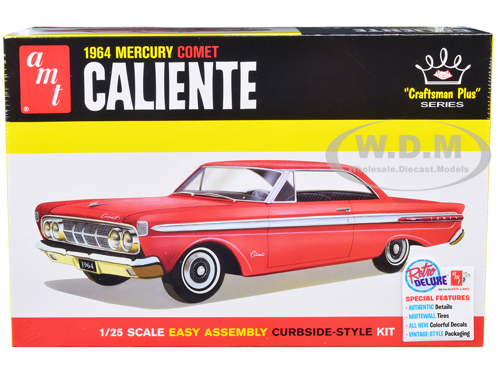 Skill 2 Model Kit 1964 Mercury Comet Caliente "Craftsman Plus" Series 1/25 Scale Model by AMT