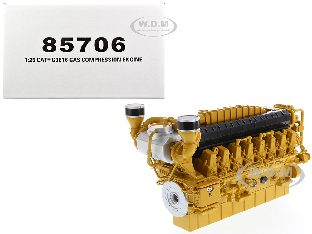 CAT Caterpillar G3616 Gas Compression Engine High Line Series 1/25 Diecast Model By Diecast Masters