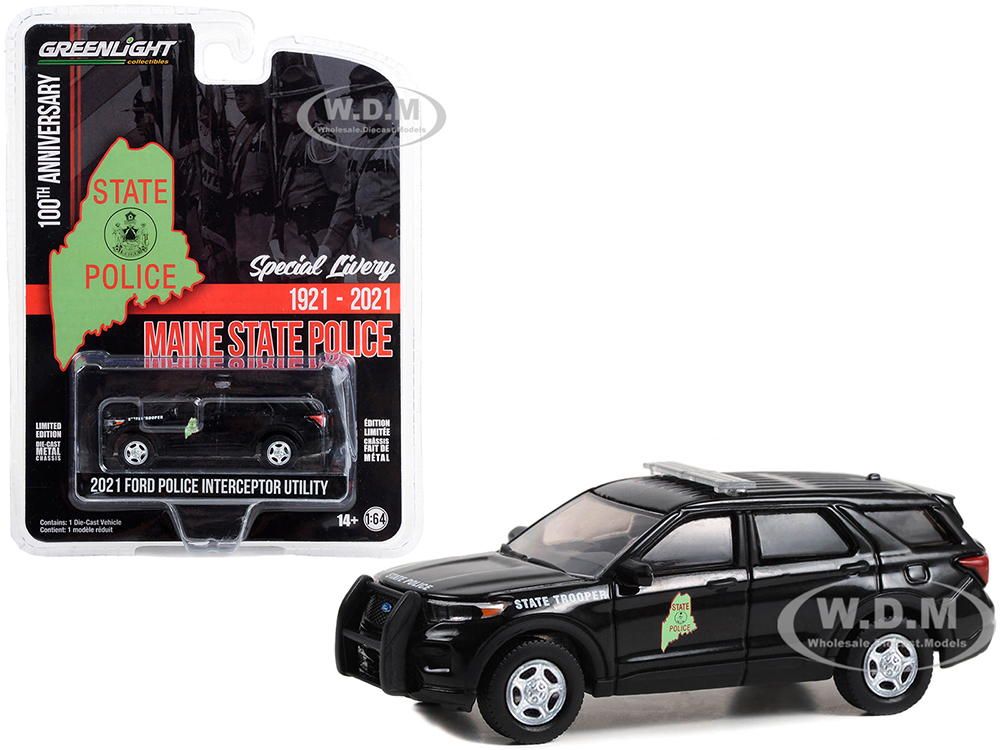 2021 Ford Police Interceptor Utility Black 