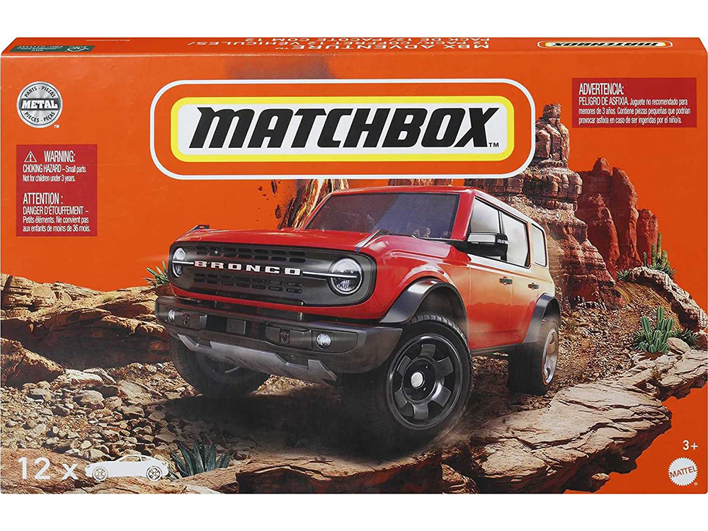MBX Adventure 2022 12 Piece Set Diecast Model Cars by Matchbox