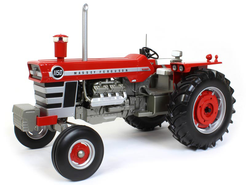 Massey Ferguson 1150 Wide Tractor With Weights And Radio "classic Series" 1/16 Diecast Model By Speccast