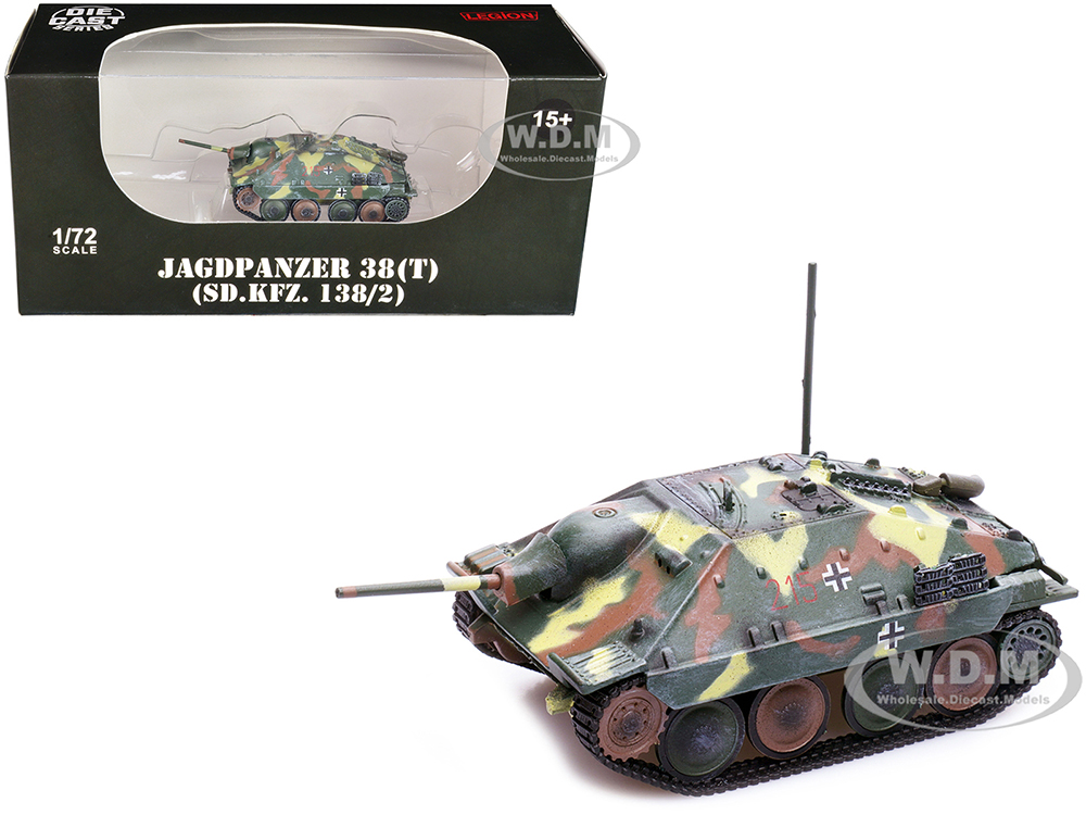 Jagdpanzer 38(T) SD.Kfz. 138/2 Hetzer Tank Destroyer Camouflage 