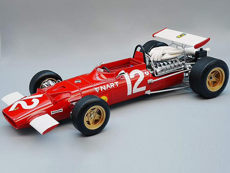 Ferarri 312 F1 1969 Mexico GP  Car #12 Driver Pedro Rodriguez Limited Edition 1/18 Model Car by Tecnomodel