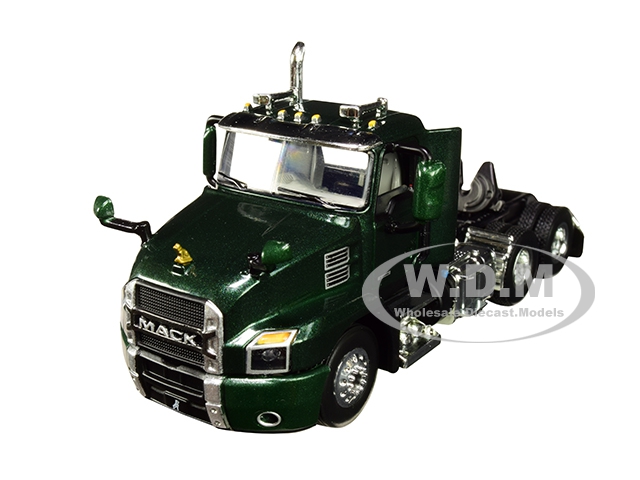 Mack Anthem Day Cab Tractor Truck Mountain Green 1/64 Diecast Model By First Gear